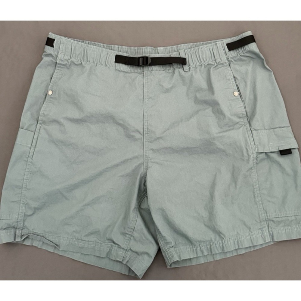 The North Face Shorts Mens Size XXL Blue Cargo Belted Stretch Outdoor‎ Hiking